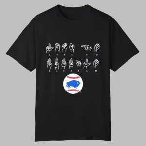 Buffalo Bisons Lets Go Buffalo ASL Shirt 0 0