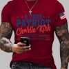 Mens Charlie Kirk A True Patriot Printed Casual T Shirt 2
