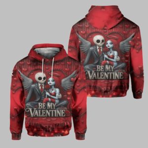 Be My Valentine Jack Skellington Combo Hoodie Leggings 2025 Halloween 1