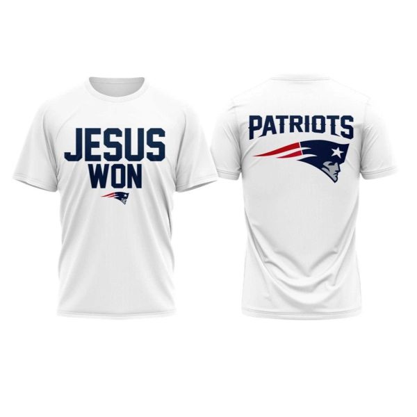 Patriots Jesus Won 2025 Shirt 1 2