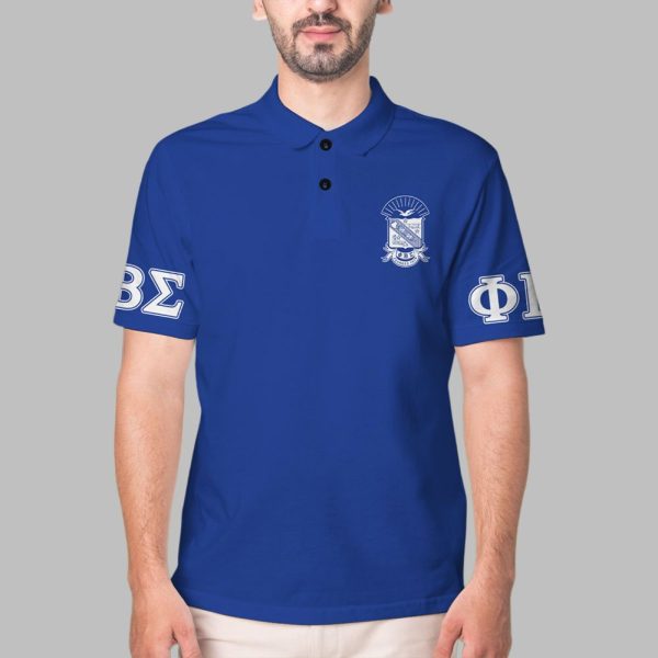 Phi Beta Sigma 1914 Custom Name Polo Shirt 1