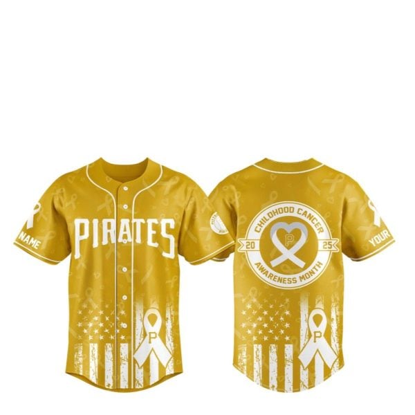 Pirates Childhood Cancer Awareness Month 2025 Jersey 1 2