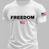 Mens Freedom Dont Stop Fighting RIP Charlie Kirk Tee 2