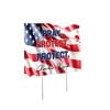 Pray Protest Protect Patriotic American Flag Charlie Kirk Yard Sign 1 2