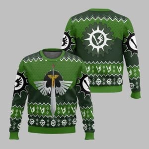 2025 Christmas Warhammer Dark Angels Iconic Ugly Christmas Sweater 1 1