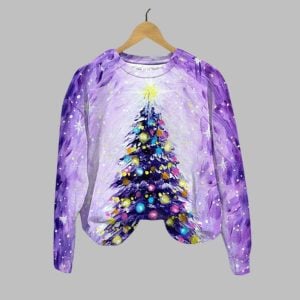2025 Christmas Women' Tree Casual Christmas Sweatshirt