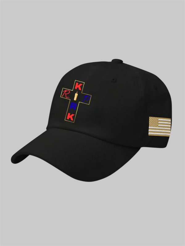 RIP Charlie Kirk Print Baseball Cap 2