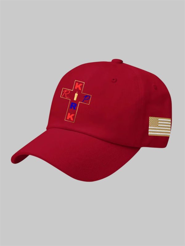RIP Charlie Kirk Print Baseball Cap 3