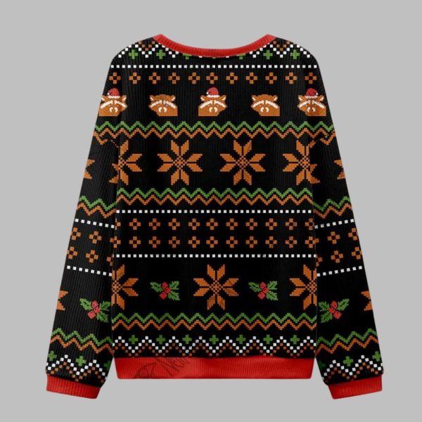 Raccoon Ungovernable Ugly Sweater 2025 Christmas 2