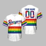 Texas Rangers Pride Night 2025 Jersey