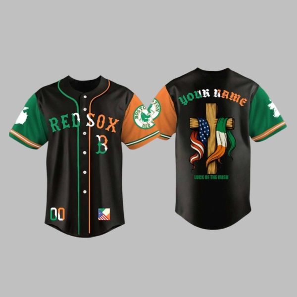 Red Sox Irish American Heritage Night Luck Of The Irish 2025 Jersey 1 1
