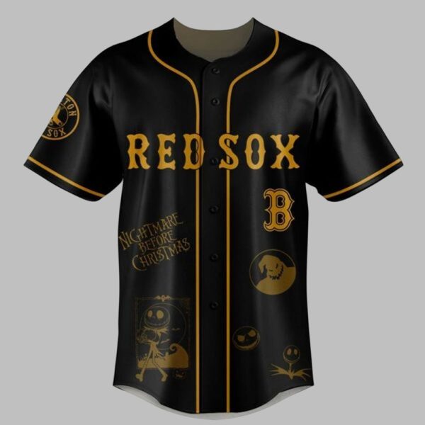 Red Sox The Nightmare Before Christmas Halloween 2025 Jersey 1