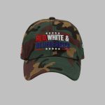 Red White and Blueberries Charlie Kirk Camo Hat