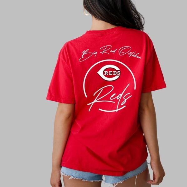 Reds Postseason The Reds Are In Big Red October 2025 Shirt 2