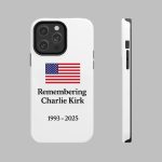Remembering Charlie Kirk 1993 2025 Phone Case