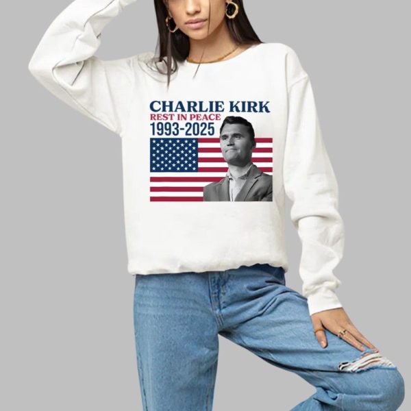 Rest In Peace Charlie Kirk 1993 2025 T Shirt 1 a