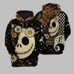Retro Vintage Jack Skellington Face Combo Hoodie Leggings 2025 Halloween