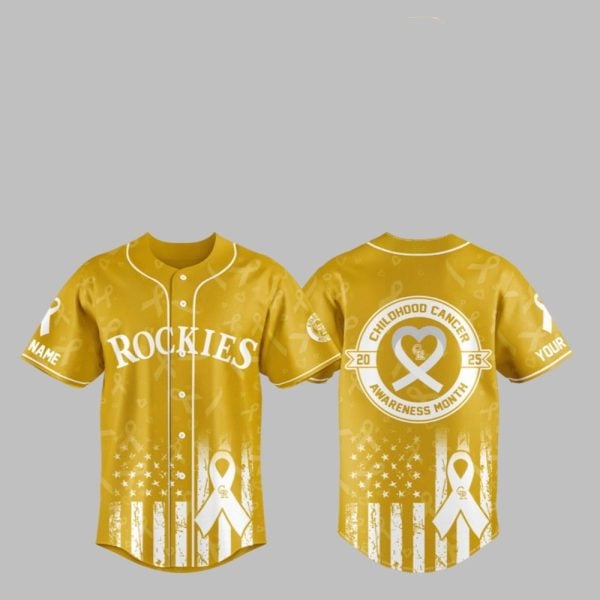 Rockies Childhood Cancer Awareness Month 2025 Jersey 1 1