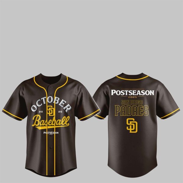 SD Padres October Baseball 2025 Jersey 1