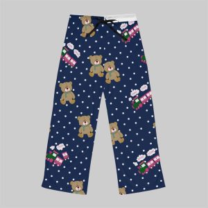 Choo Choo and Teddy Bears Pajama Pants 1