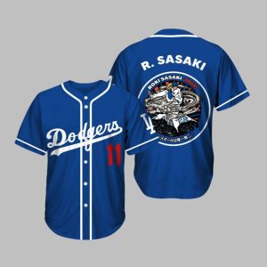 LA Dodgers Japan Rising Stars Roki Sasaki 2025 Jersey