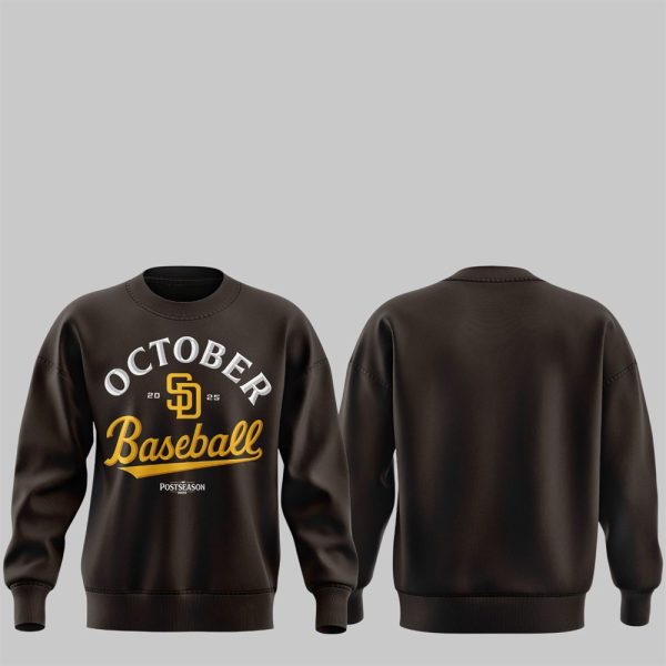 San Diego Padres October Baseball 2025 Shirt 3