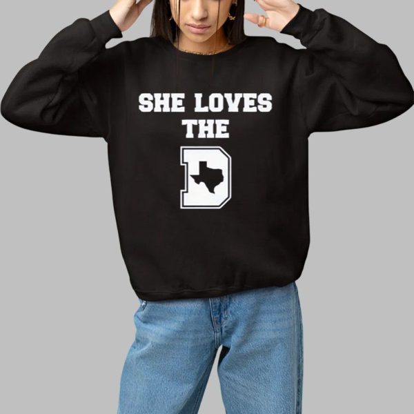She loves the D Texas Map Shirt 1 1