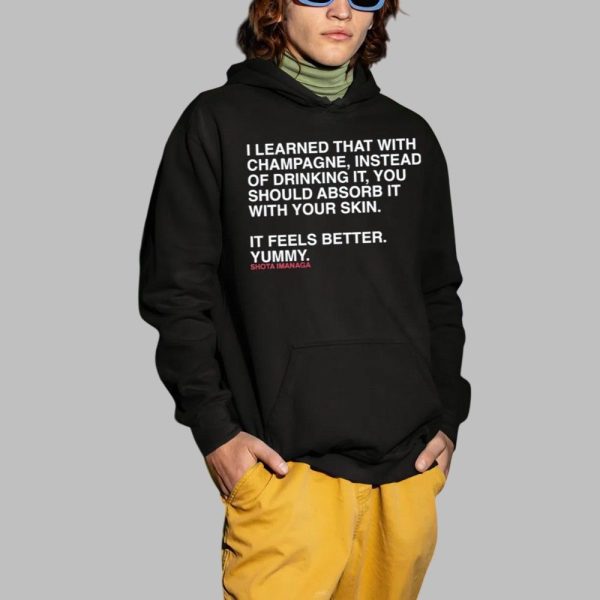 Shota Imanaga I Learned That With Champagne Instead Of Drinking It You Should Absorb It With Your Skin Shirt 0 0 4