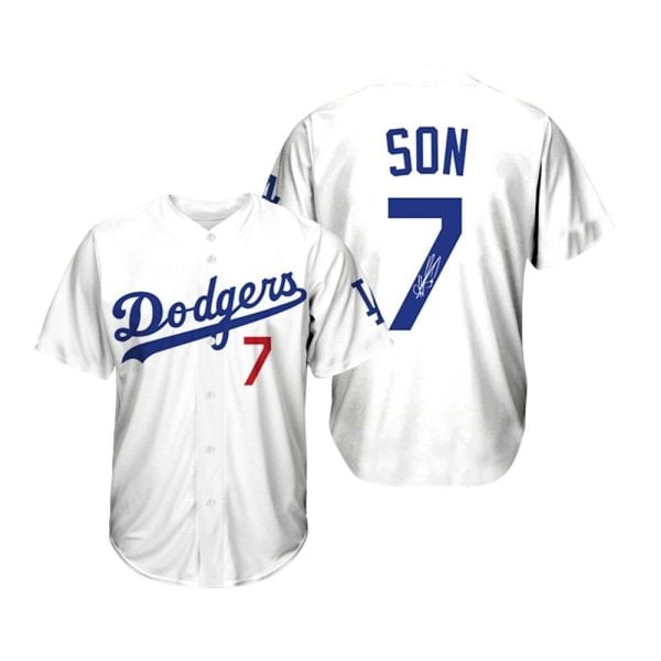 Son Heung min Los Angeles Dodgers Jersey 2025 1 2