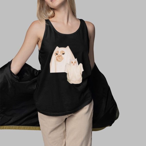 Spooky Cat Halloween Shirt 3 1
