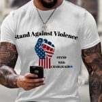 Stand Against Violence Stand With Charlie Kirk Shirt