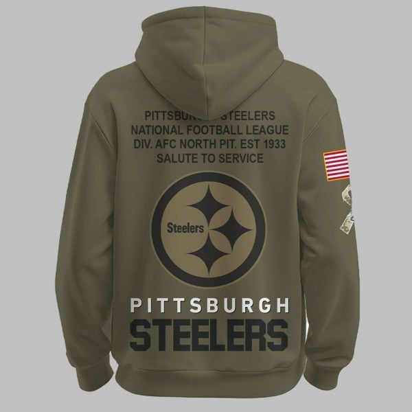 Steelers Salute to Service 2025 Hoodie 2