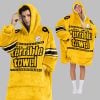 Steelers Terrible Towel Football Unisex Blanket Hoodie 2