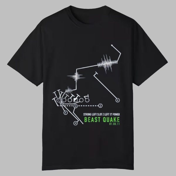 Strong Left Slot Z Left 17 Power Beast Quake Shirt 0 0