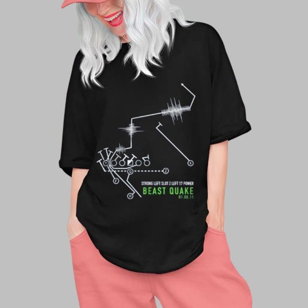 Strong Left Slot Z Left 17 Power Beast Quake Shirt 0 1