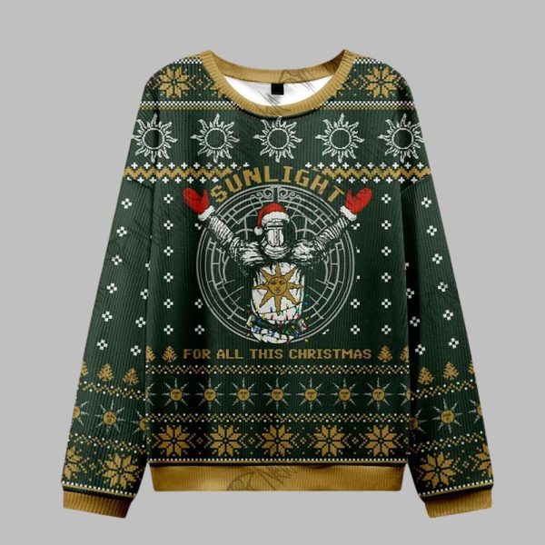 Sunlight for All This Christmas Ugly Sweater 2025 Christmas 1