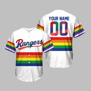 Texas Rangers Pride Night 2025 Jersey