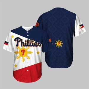 Philadelphia Phillies Filipino Heritage Night Jersey 2025 1