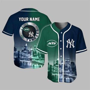 Jets x Yankees Skyline 2025 Jersey 1