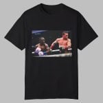 Terence Crawford Punches Canelo Alvarez Shirt