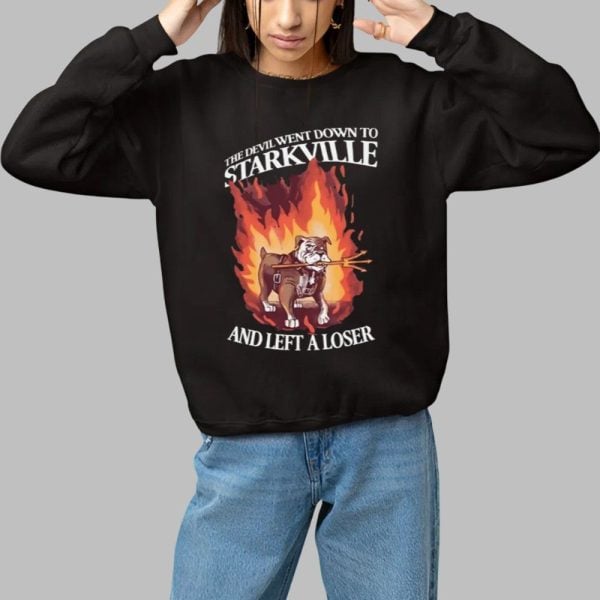The Devil Went Down To Starkville And Left A Loser Shirt 1 1