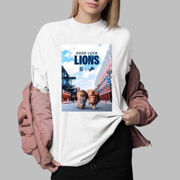 Tigers Good Luck Lions Shirt 0 2