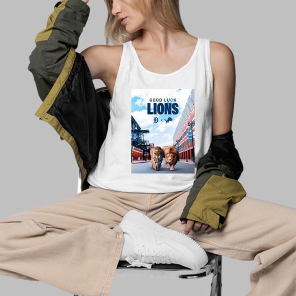 Tigers Good Luck Lions Shirt 3 d