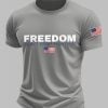 Mens Freedom Dont Stop Fighting RIP Charlie Kirk Tee 5