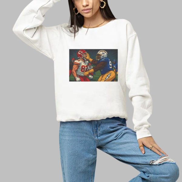 Travis Kelce Smacked by Teair Tart Shirt 1 a