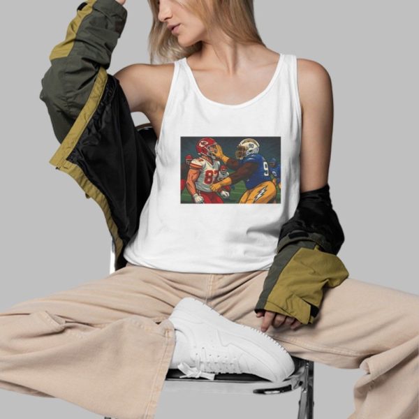 Travis Kelce Smacked by Teair Tart Shirt 3 d