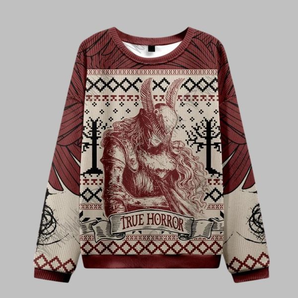 True Horror Ugly Sweater 2025 Christmas 1