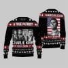 True Patriot Charlie Kirk 1993 2025 Ugly Christmas Sweater 2