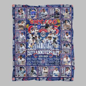 The Cubs 150th Anniversary 1876 2026 Blanket 1 1