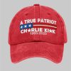 Unisex Charlie Kirk Leader A True Patriot Print Hat 1